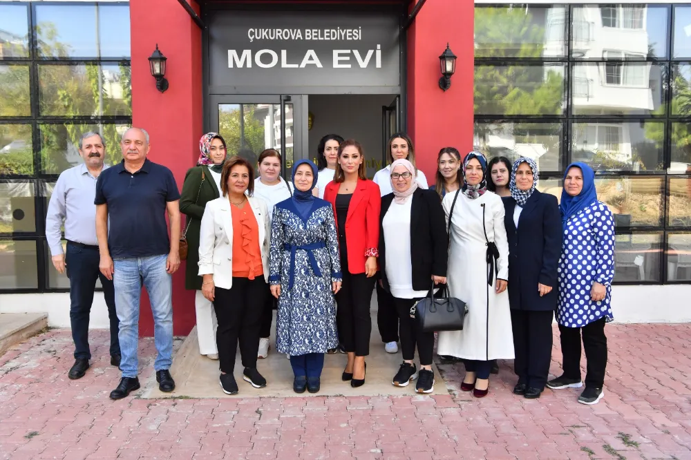 Sare Davutoğlu Mola Evi’ni çok beğendi