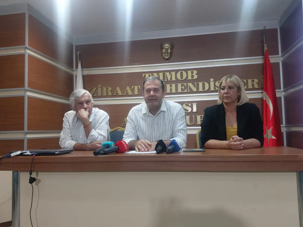 TMMOB Ziraat Mühendisleri Odası Adana Şube Başkanı  Ahencan Tayakısı, İklim Krizi Ve Su Kıtlığına dikkatleri çekti 