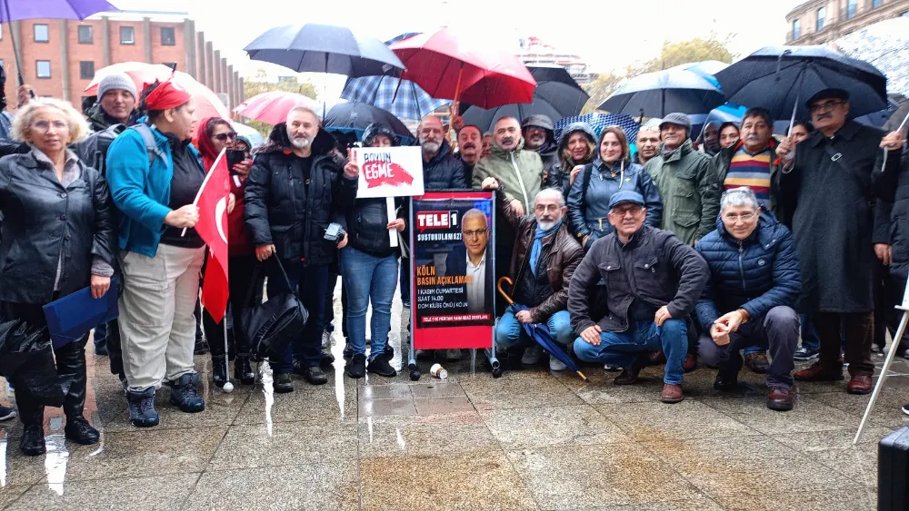 Almanya’nın Köln şehrinde Tele1 ve Merdan Yanardağ ile anlamlı dayanışma 
