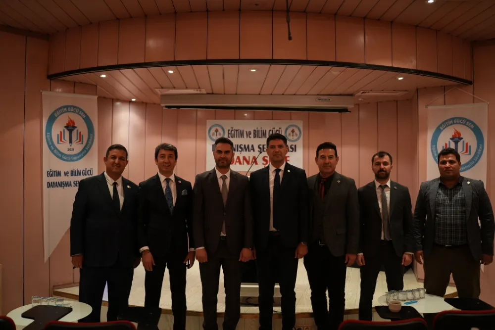 ​ADANA EĞİTİM GÜCÜ SEN AÇILDI BAŞKAN SEÇİLDİ