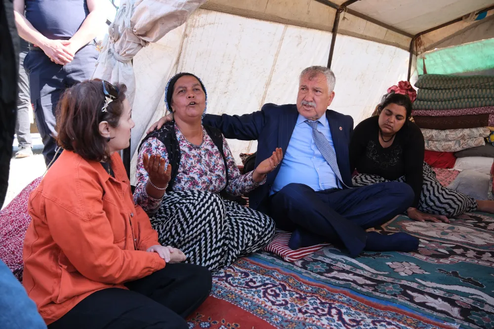 7 yaşındaki Cumali kayıp, Başkan Zeydan Karalar aileyi ziyaret etti, arama ekipleriyle bir araya geldi.