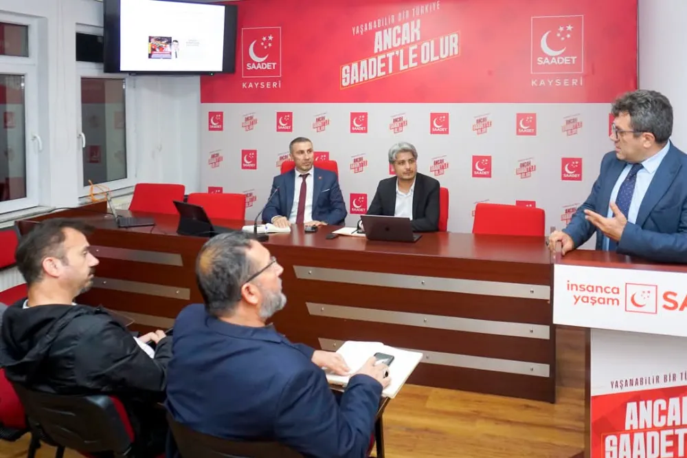 SAADET PARTİSİ KAYSERİ İL BAŞKANI ERDAL ALTUN: “BİZ, YÜKÜN ALTINA ELİNİ KOYAN KADROLARIZ”