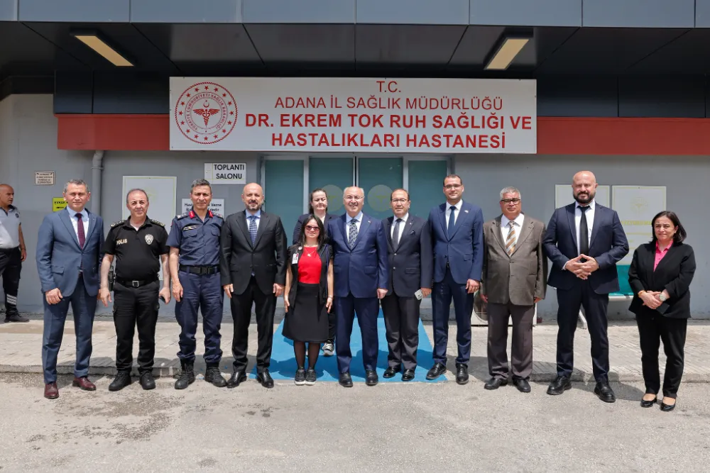 VALİ KÖŞGER’DEN AMATEM VE RUH SAĞLIĞI HASTANESİNE ZİYARET