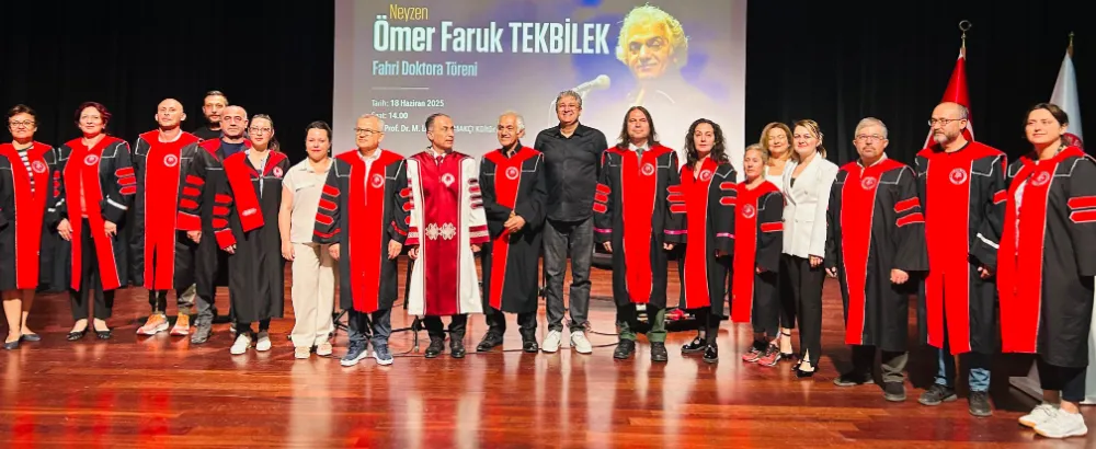 Tekbilek’e 2.kez  Fahri doktora ünvanı