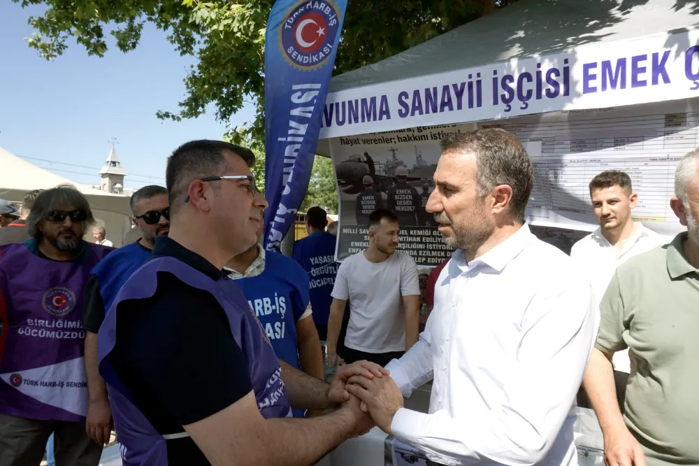 ERDAL ALTUN: “SAVUNMA SANAYİİNİN YÜKÜNÜ OMUZLAYAN EMEKÇİLERİMİZİN HER ZAMAN YANINDAYIZ”