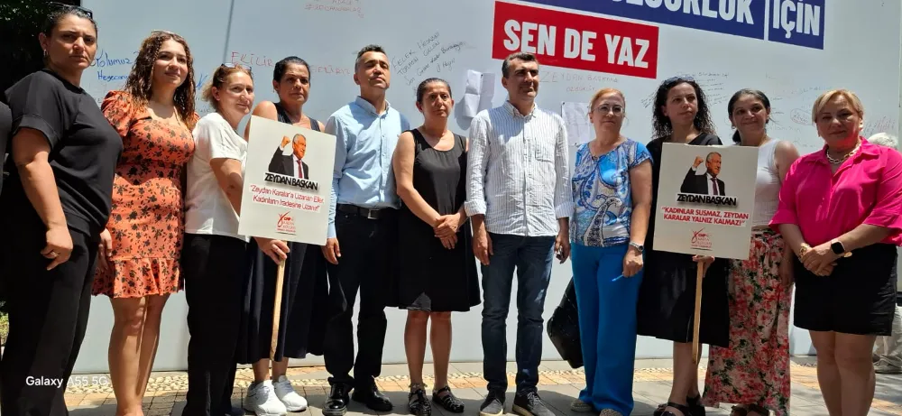 ADALET NÖBETİNİN İLK GÜNÜNDEN İTİBAREN KADINLAR ALANLARDA OLMAYA DEVAM EDİYOR