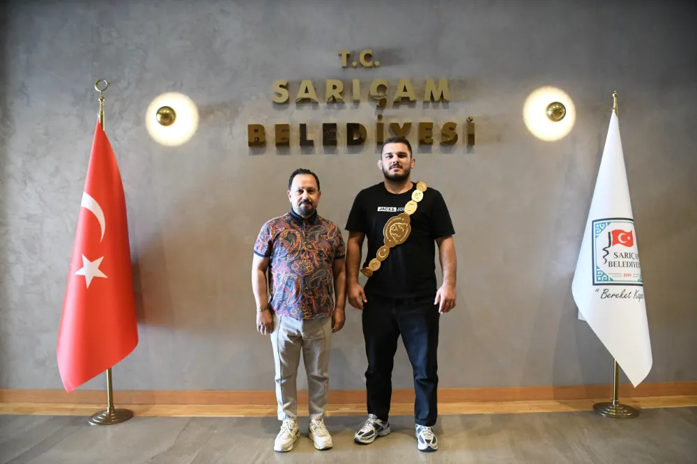 KIZILDAĞ BAŞPEHLİVANI ÇELEBİ’DEN BAŞKAN ULUDAĞ’A ZİYARET