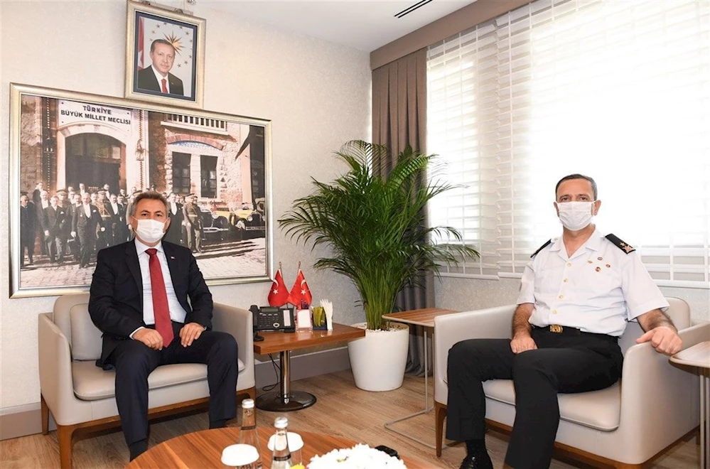 JANDARMA BÖLGE KOMUTANI TUĞGENARAL YUSUF ZİYADDİN CAVLAK’TAN VALİ SÜLEYMAN ELBAN’A VEDA ZİYARETİ
