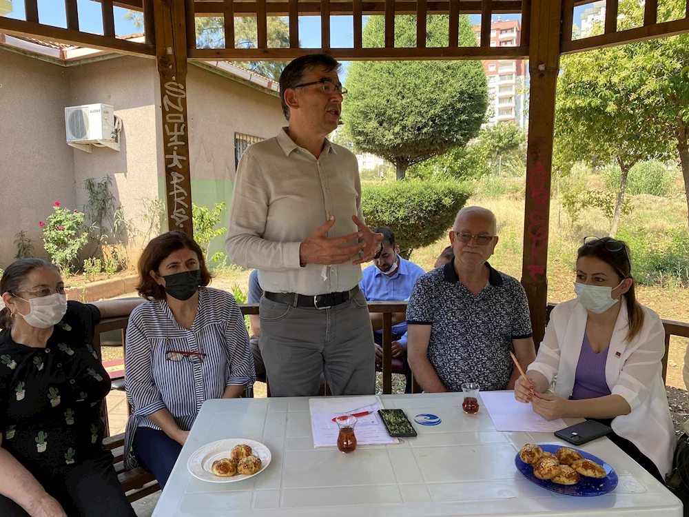 CHP Çukurova Huzurevleri Mahallesine Kamp Kurdu