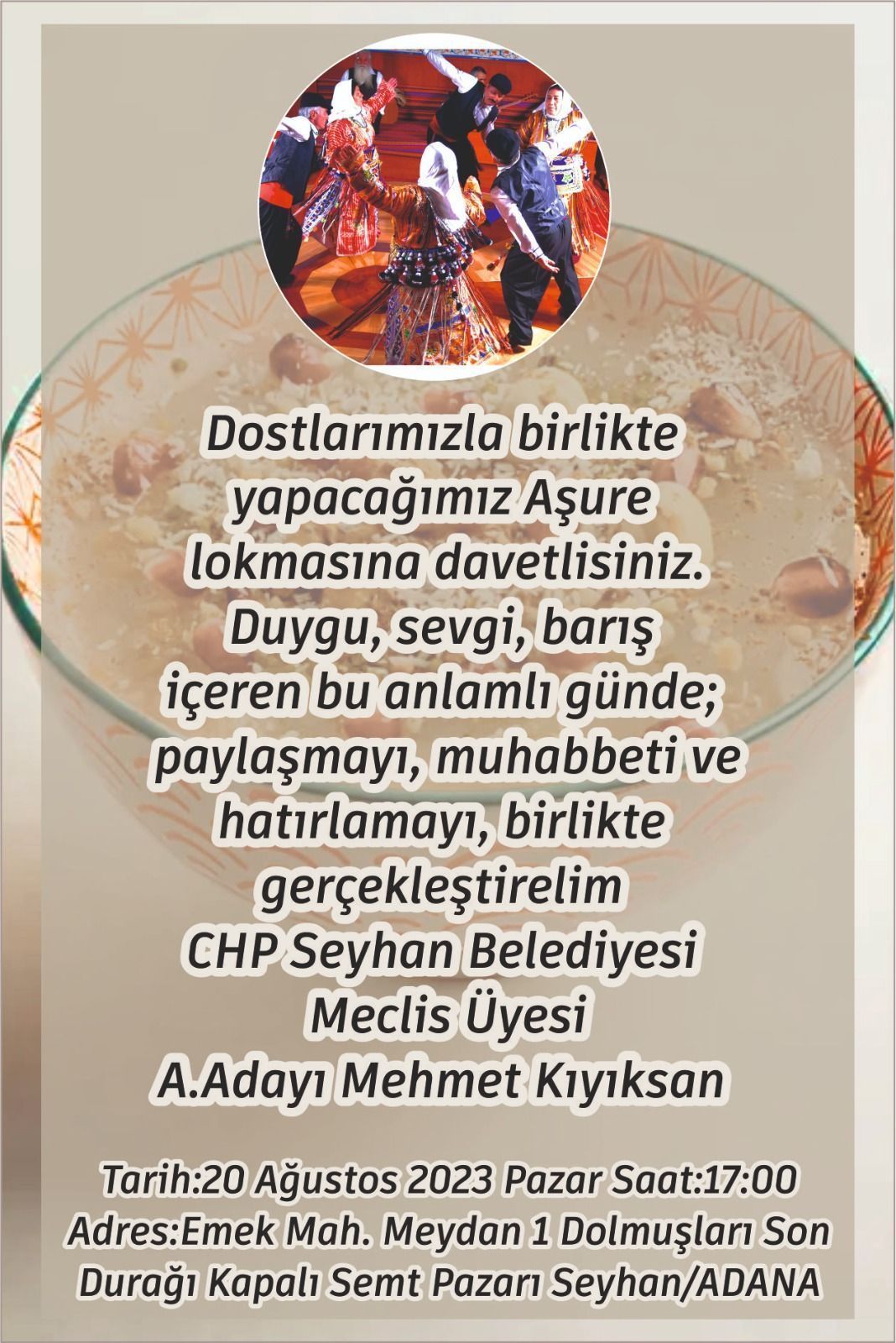 Seyhan Belediyesi CHP Meclis Üyesi A.Adayı Mehmet Kıyıksan